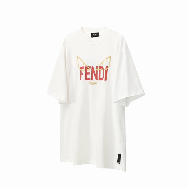 Special offer Fendi 25Ss eye print short-sleeved T-shirt. Made from original, ex