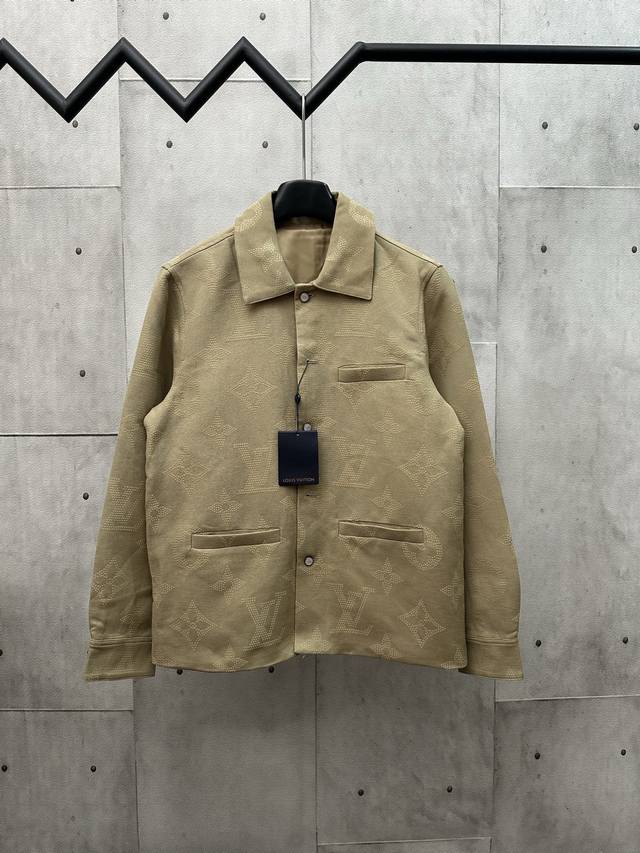 Louis Vuitton 25th anniversary new Monogram embossed jacket with classic logo de