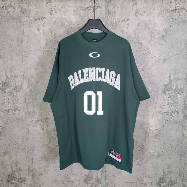 Blcg Basketball Oversized T-Shirt In Dark Green Light Green 25Fw Manchester Unit