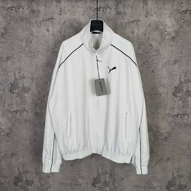 Blcg X Puma Puma Tracksuit Jacket In Cream 25Fall collaboration leopard logo off