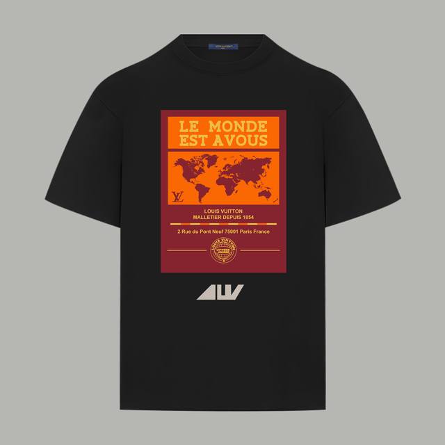 Louis Vuitton Official Website Same Show Style Limited Edition Map Logo Letter P