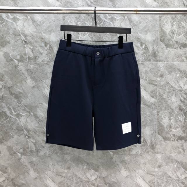 High-Version Heavy-Duty Roman Pattern Open-Legged Shorts Sizes: 1-5 Colors: Navy