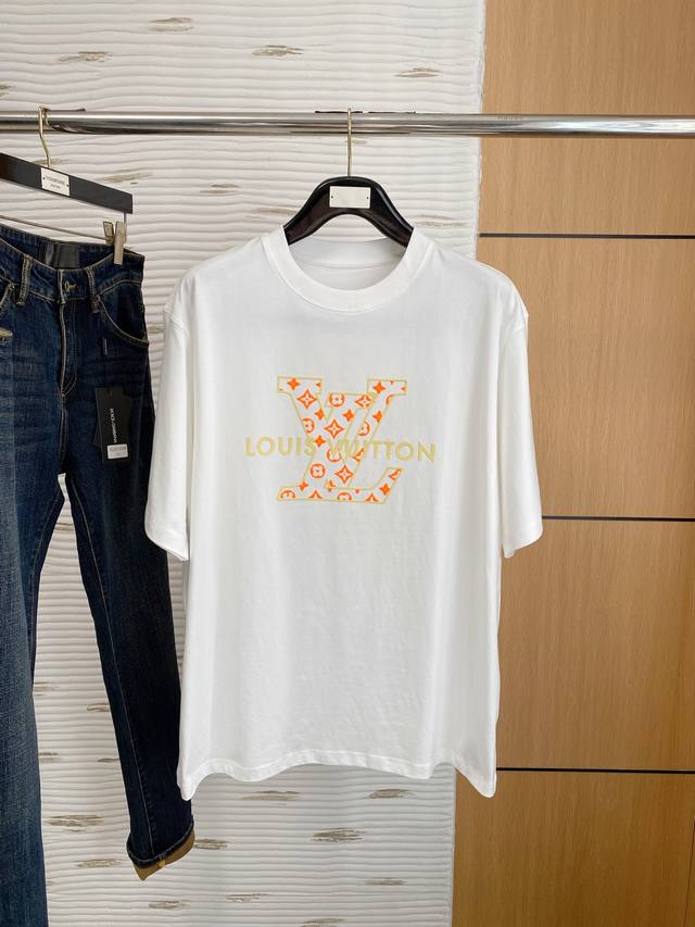 Louis Vuitton 25th anniversary new men's round neck short-sleeved T-shirt with o