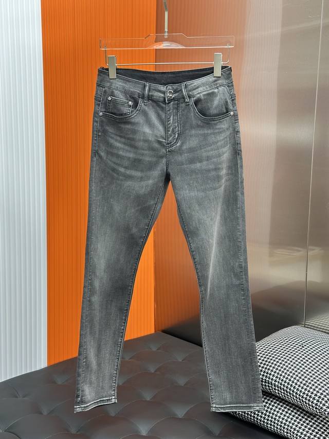 Summer thin Kiton25Fw spring and summer new jeans original color denim fashionab