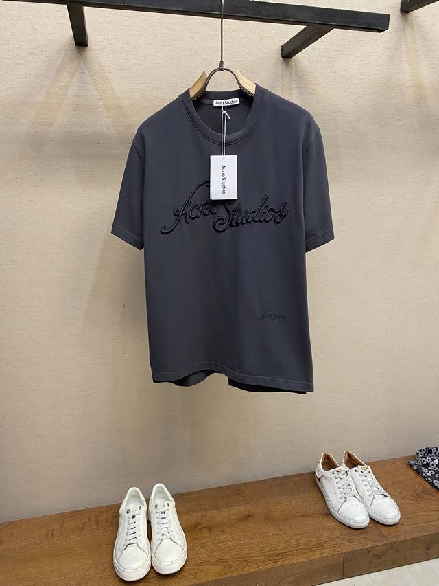 Replica Acne Studios 2025Fw This round-neck, pique-cotton T-shirt features a rel
