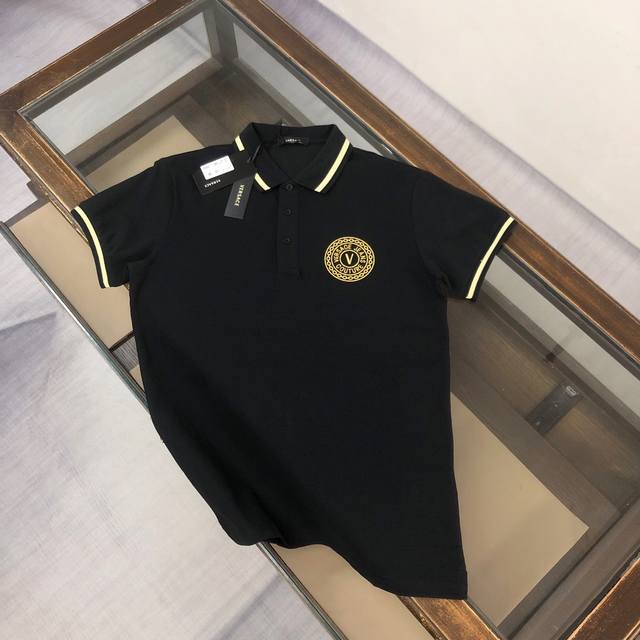 Versace's latest Spring/Summer 2025 Polo shirt. This highly coveted business cas