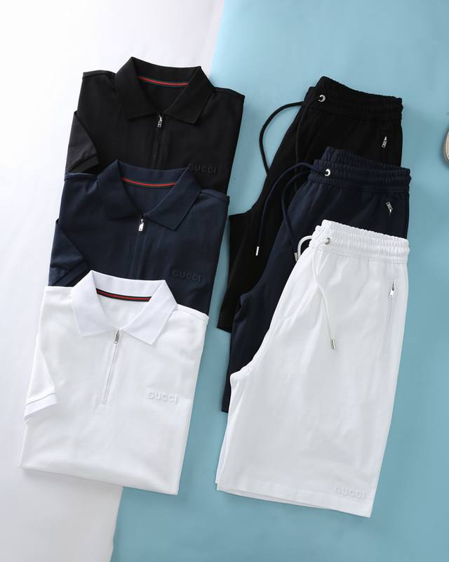 New Gui Shorts Ly68130 2025Ss Summer New Arrival! Men's classic, tonal logo embr