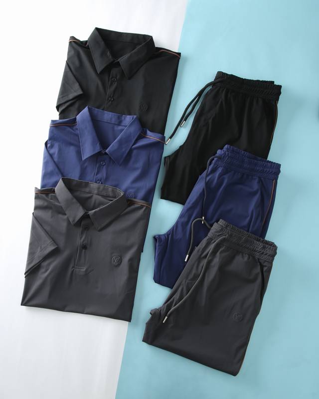 New Lou V Lu*Deng Shirt and Pants Set Ly68130 2025Ss New Summer Arrival! Men's c