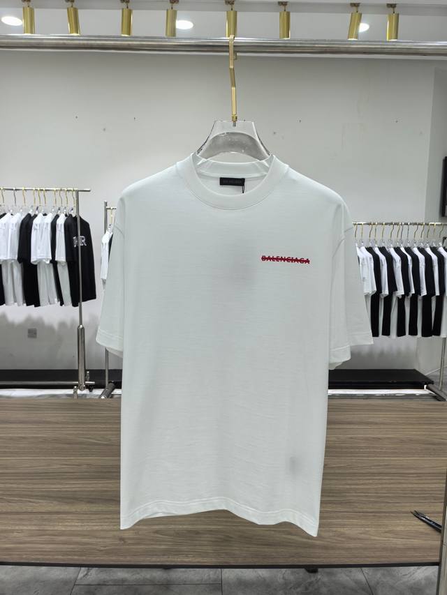 2025 Spring/Summer new release! High-end custom short-sleeved crew neck T-shirt