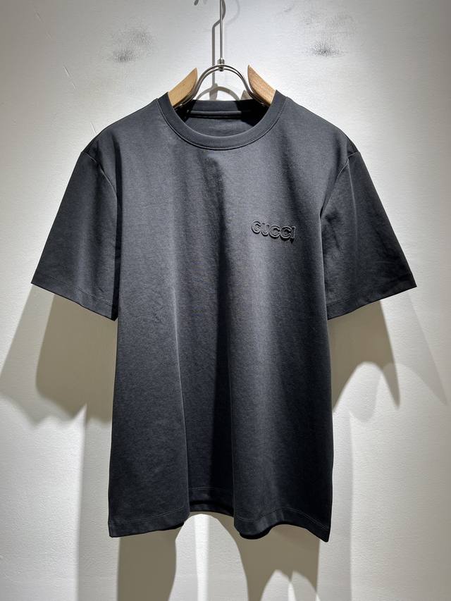 Gucc* Gucc's new 2025 spring and summer unisex couple's casual loose cotton roun