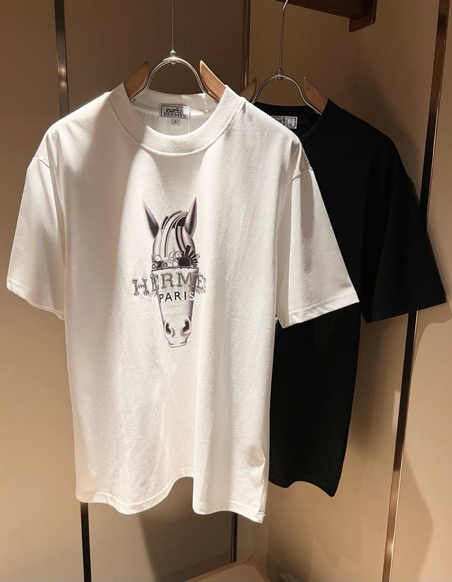 Her*Mes 2025 Spring/Summer new unisex short-sleeved T-shirt, a newly upgraded ve