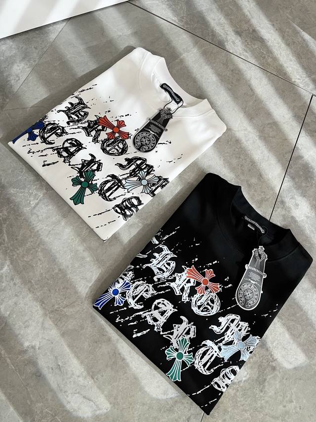 Chrome Hear*S's new 2025 Spring/Summer unisex Chrome Hear*S short-sleeved T-shir