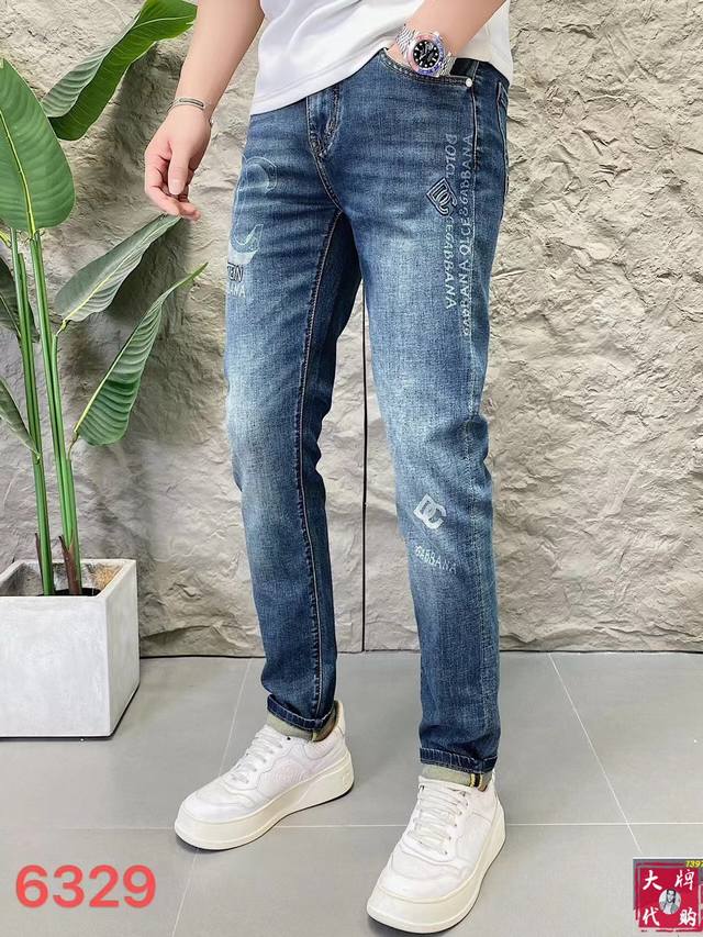 Dg Dolce & Gabbana men's jeans, original fabric, original wash! Made from import