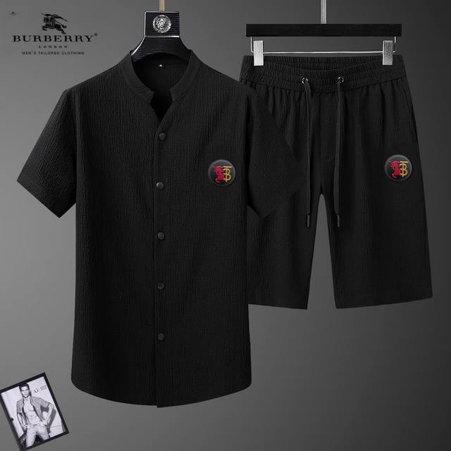 Burberry's new summer shorts set! Cotton and linen fabric! Exclusive official we