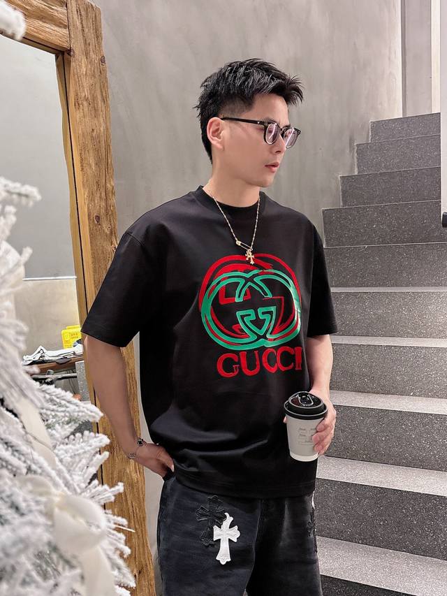High-quality, long-term stock! Gucci's 2025 new release, the latest short-sleeve
