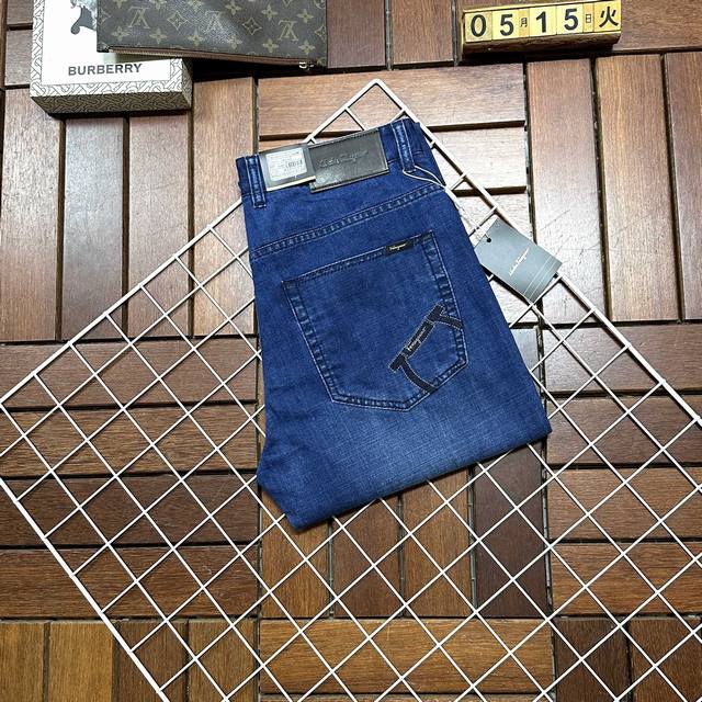 Salvatore Ferragamo's hottest new jeans are now available in our stores. These j