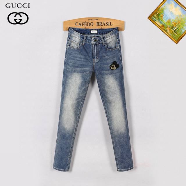 Gucci 2025Ss new jeans, customized full set of hardware, new brand design proces