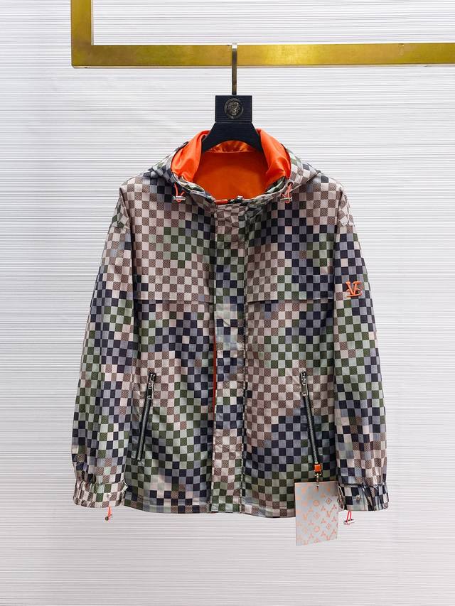 Lv Official Website Style, Pre-sale! 2025 Spring New Men's Jacket, High-End Vers