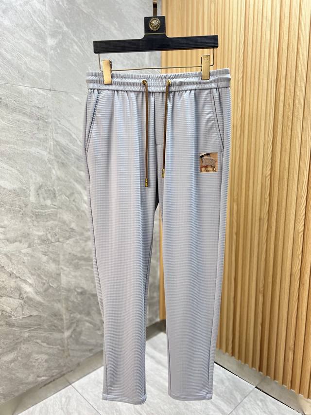 Burberry 2025 Spring/Summer new arrivals, three complete label casual pants. Gre