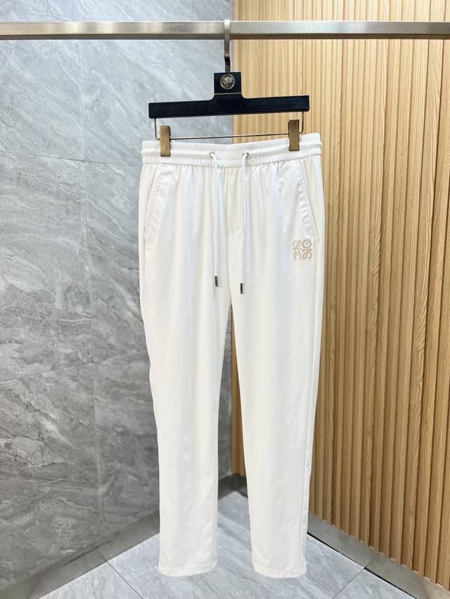 Loewe 2025 Spring/Summer new arrivals, three complete label casual pants. Great
