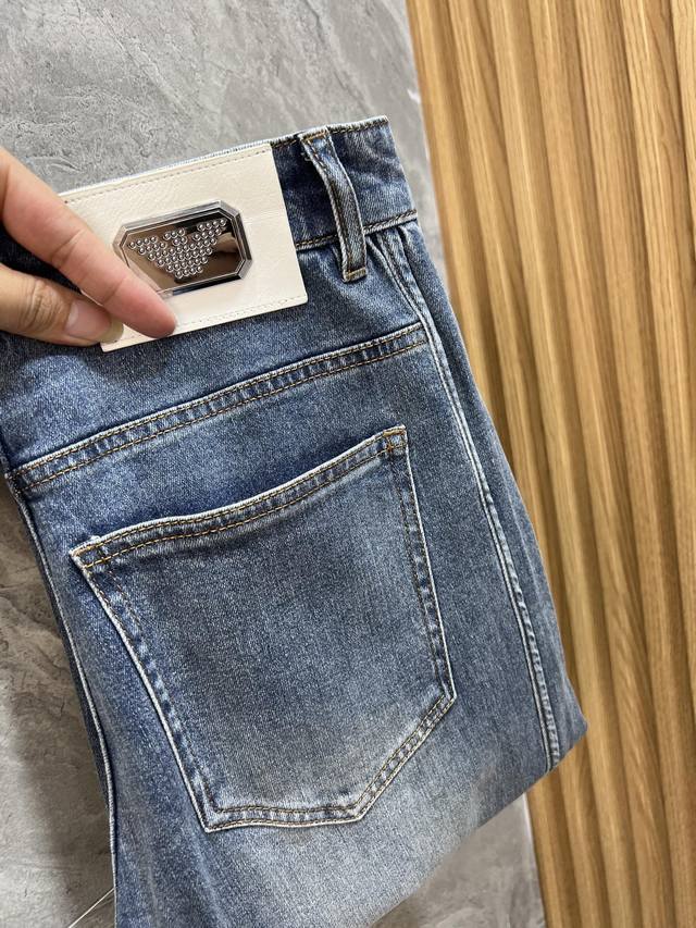 Armani 2025 Spring/Summer new arrivals, three-label jeans, great quality, no nee