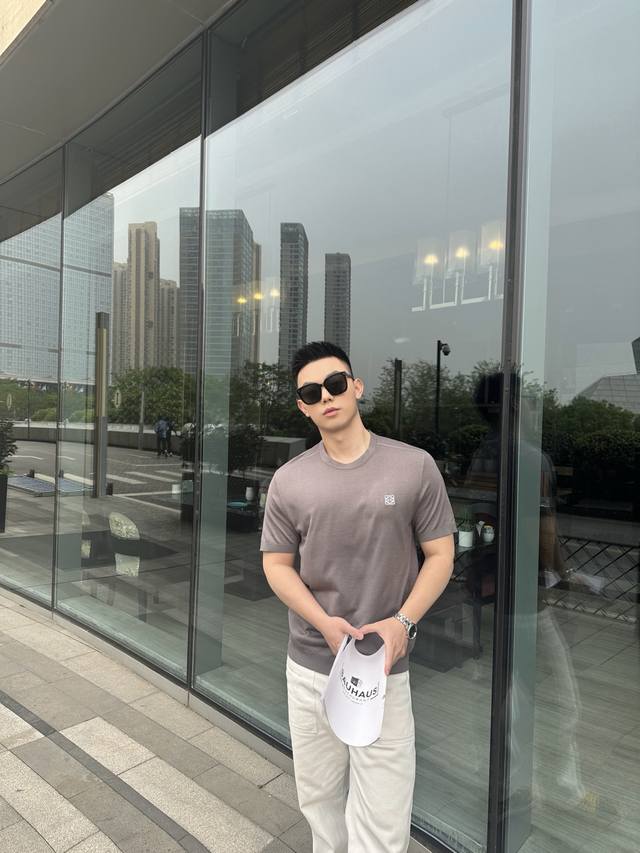 Lw A cool and breathable summer T-shirt ~ Tencel Modal knit short-sleeved T-shir