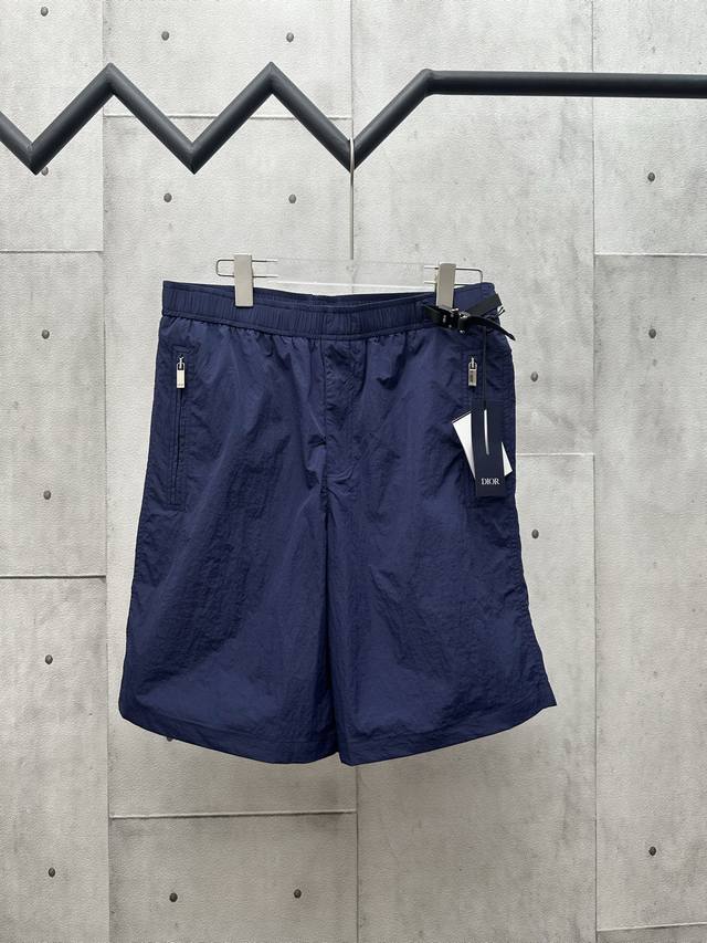 D Dior Dior spring and summer new belt buckle pocket zipper shorts size: SML Xl