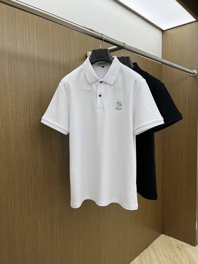 New Bc 2550 Spring/Summer Men's Short-Sleeved Polo Shirt, featuring the brand's