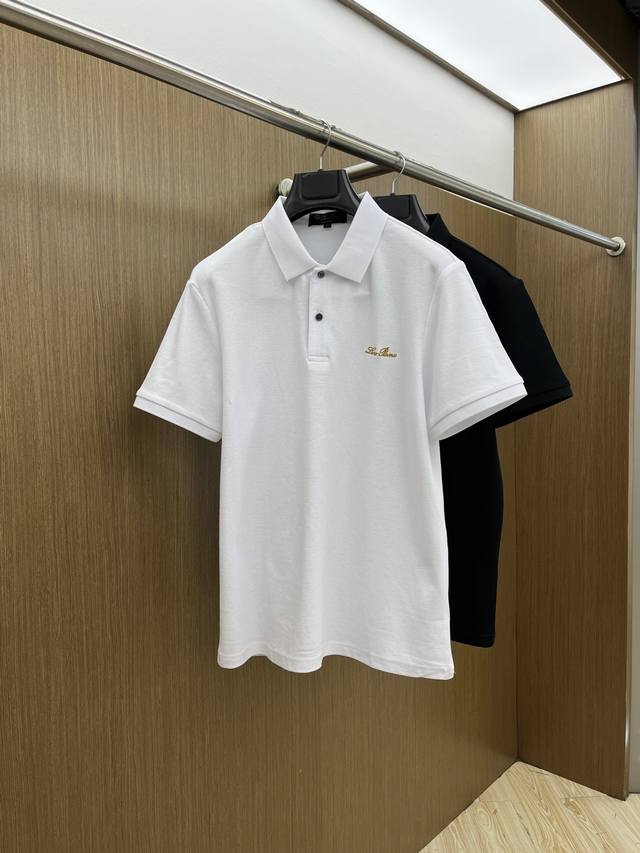 New Lp2550 Spring/Summer Men's Short-Sleeved Polo Shirt, featuring the brand's l