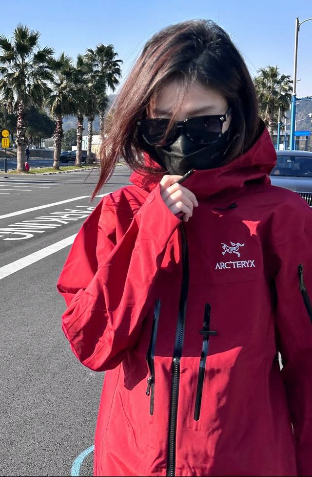 Arc'Teryx | Alpha SV 7 Hardshell Jacket Model No.: 766-6016 Color: Bordeaux Red