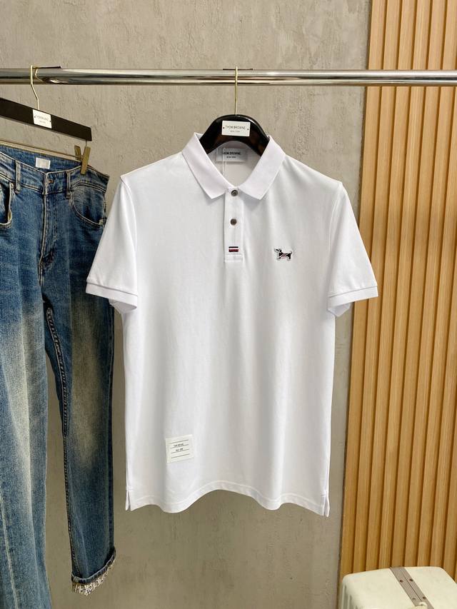 T''2025 Spring/Summer new men's lapel polo shirt short-sleeved series shipment s