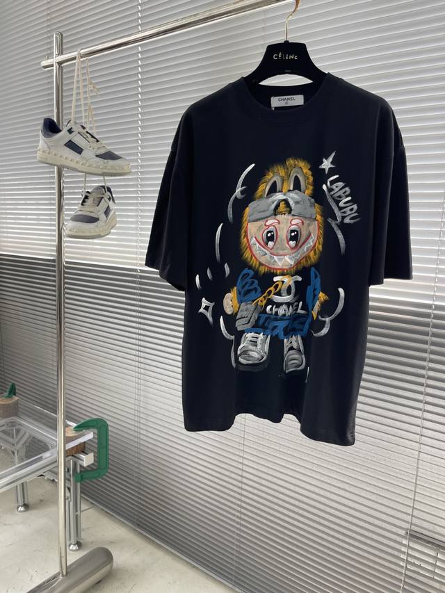 Chane 25Ss new summer release, featuring double-yarn pure cotton short-sleeves,