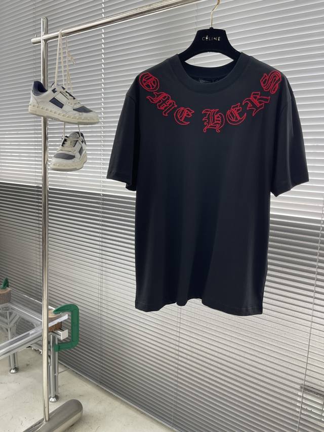 Ch Chrome Hearts 2025 Spring/Summer high-quality couple's short-sleeved T-shirt,