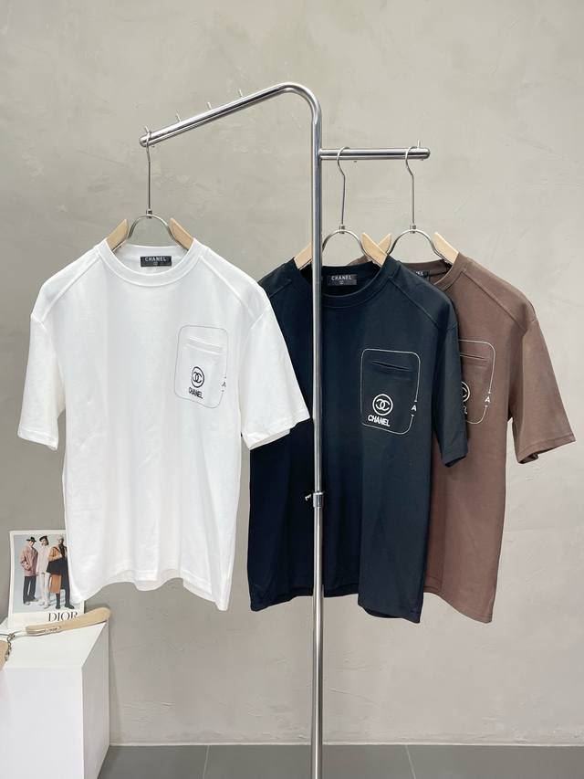 Chanel exclusive new spring and summer original men's casual short-sleeved high-