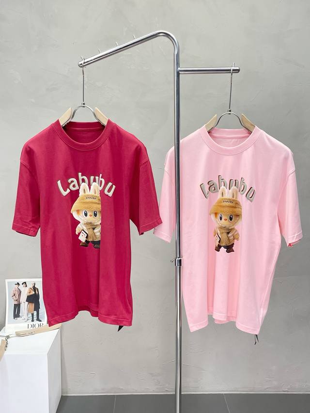 Labubu exclusively supplies new original men's casual short-sleeved shirts, high