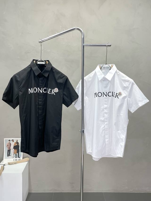 Moncler exclusive new original men's casual short-sleeved shirt, high-end custom