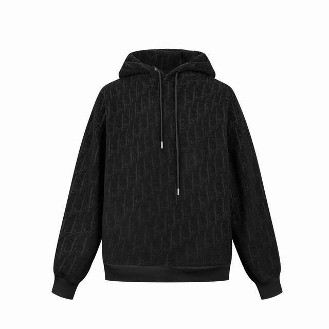 Dior Obliave all-over printed letter sweatshirt Fabric: Custom Dior jacquard fab