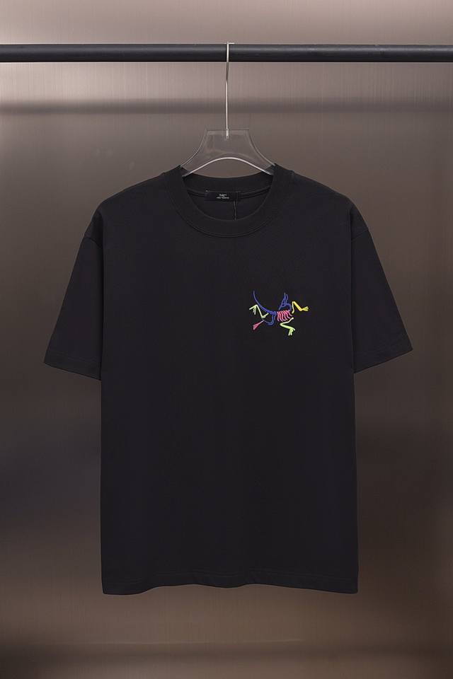Arc'teryx 2025Fw new fantasy foam print short-sleeves are made of high-weight cu