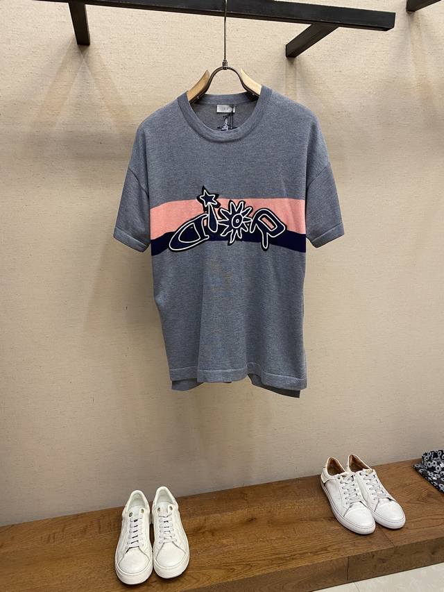 Dior, sunflower wool short-sleeve official website price P20770 P wool custom dy