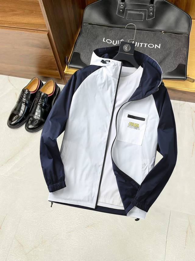 Fendi reversible jacket, a new spring 2025 model. This runway-fresh jacket is in