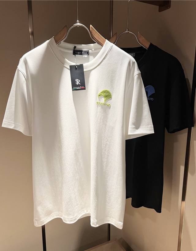 Stefano Ric*I Stefano Ric*I 2025 Spring/Summer Men's Original Short-Sleeved T-Sh