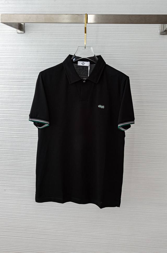 Bruti 2025Ss spring and summer new mesh beaded Polo shirt, men's lapel business