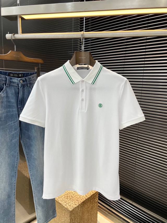 Gucci's latest 2025 Spring/Summer Polo short-sleeve top is made of the latest po