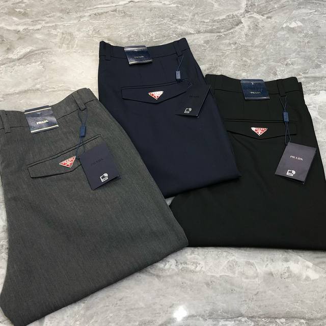 Ada Prada's 2025 Spring/Summer new original men's business casual trousers, sold