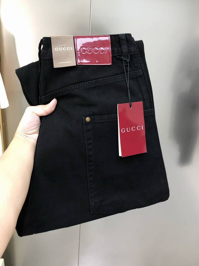 G*Cci 2025 Spring/Summer new men's loose straight jeans, a hot-selling item on t