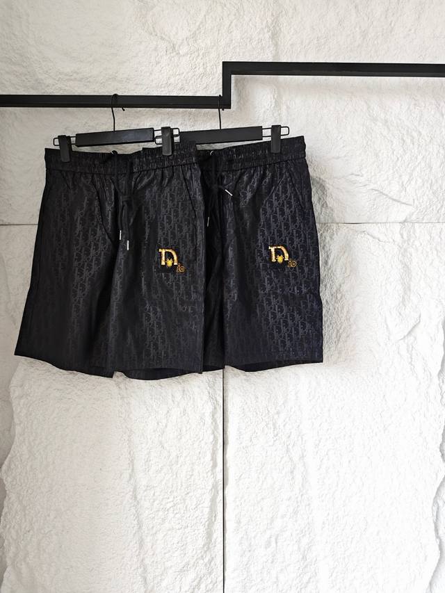 Premium Edition Dior 25Ss new monogram retro printed lightweight shorts, a luxur