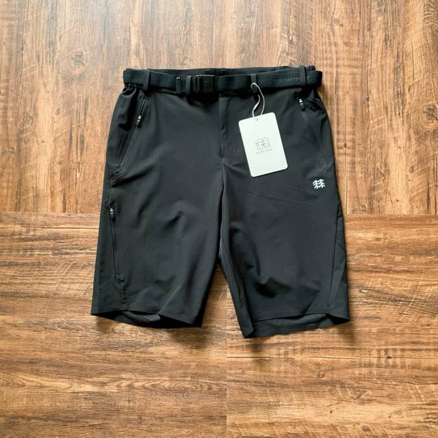 Kolon Casual Men's Rock Soft Shell Side Elastic Waist Hiking 5-Minute Pants Casu