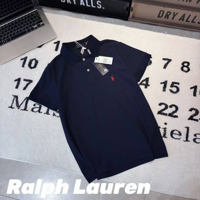 Ralph Lauren Two-Button Lapel Polo Shirt - Fabric: Made of original one-to-one,