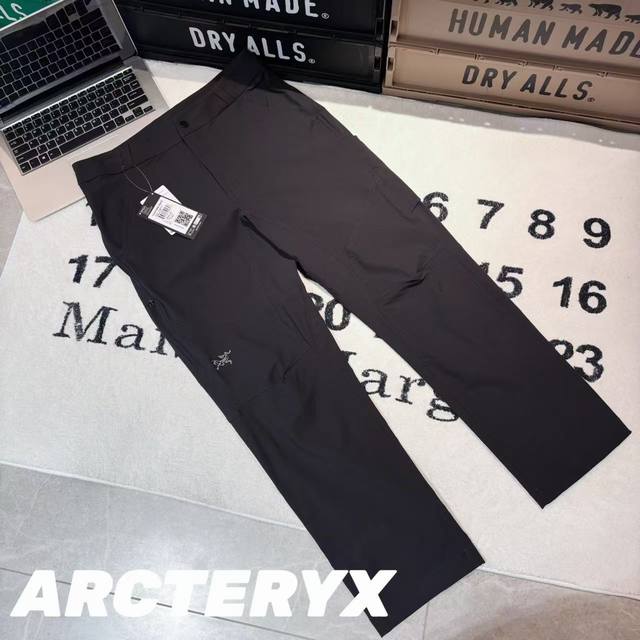 Arcteryx Cronin Upgraded Nylon/Cotton Stretch Solid Color Outdoor Sports Mid-Ris