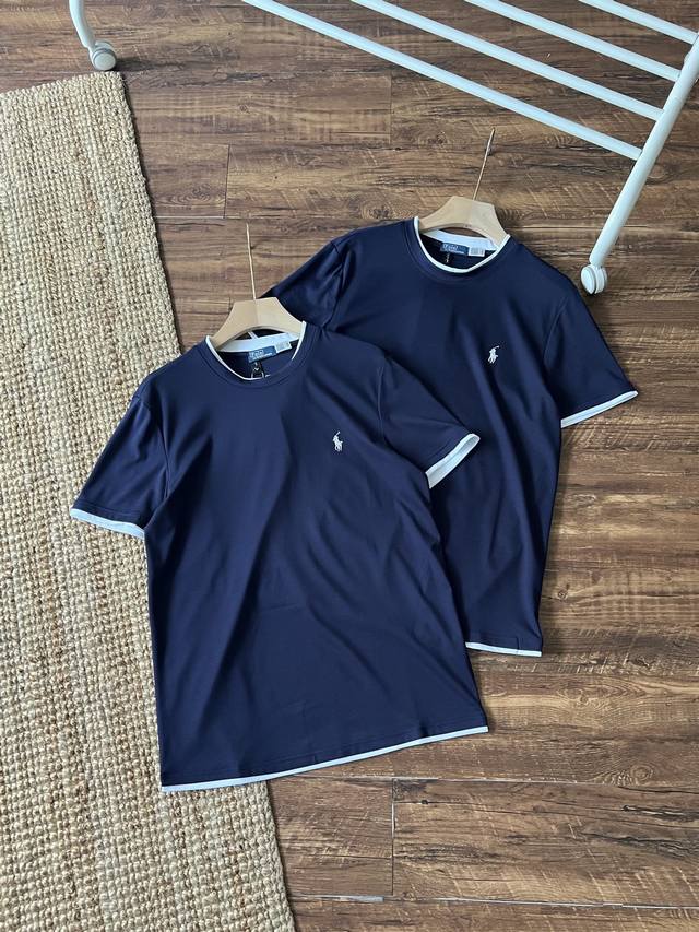 Ralph Lauren embroidered heavyweight 300g pure cotton 25Ss new summer style for